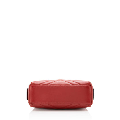 Gucci Matelasse Leather GG Marmont Cosmetic Case - FINAL SALE (SHF-17007)