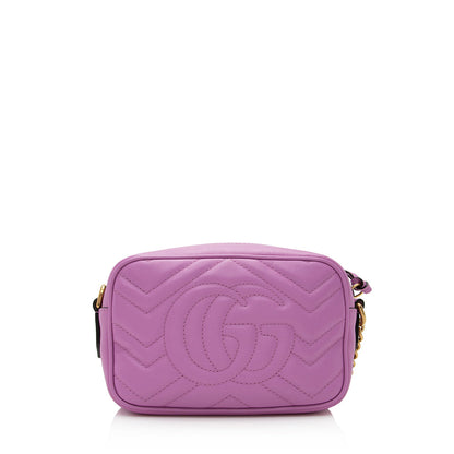 Gucci Matelasse Leather GG Marmont Mini Bag (SHF-21140)