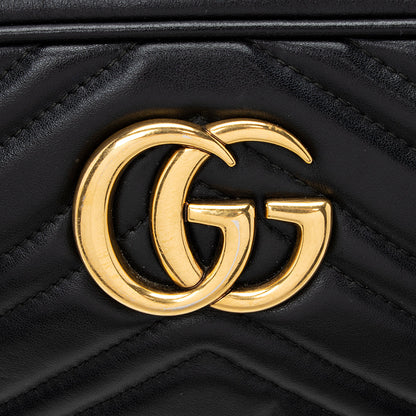 Gucci Matelasse Leather GG Marmont Small Shoulder Bag (SHF-20755)