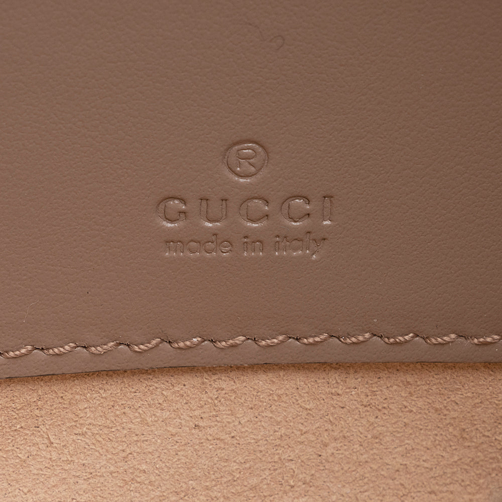 Gucci Matelasse Leather GG Marmont Wristlet (SHF-20840)