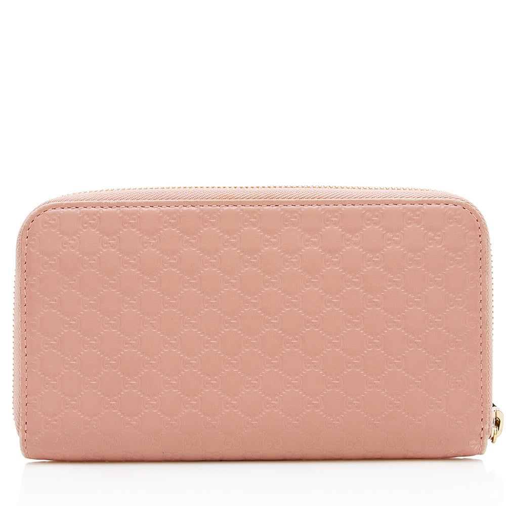 Gucci Microguccissima Leather Zip Wallet (SHF-14325)