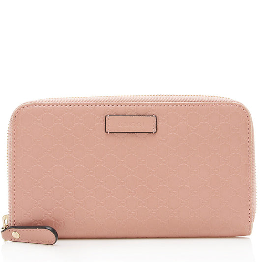 Gucci Microguccissima Leather Zip Wallet (SHF-14325)