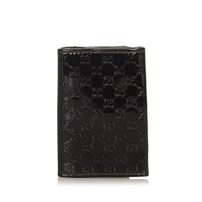 Gucci Microguccissima Nice Patent Leather Key Holder (SHG-25188)