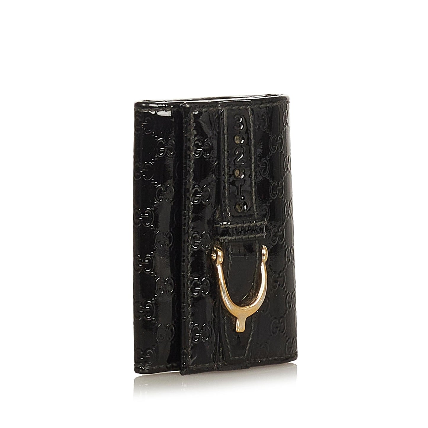 Gucci Microguccissima Nice Patent Leather Key Holder (SHG-25188)