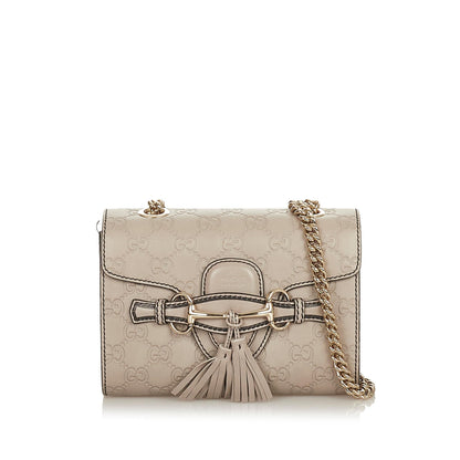 Gucci Mini Microguccissima Emily Crossbody Bag (SHG-26970)