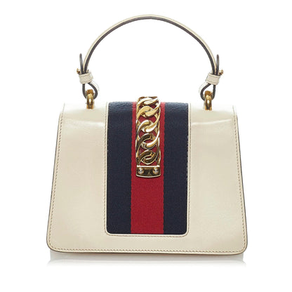 Gucci Mini Sylvie Leather Satchel (SHG-28819)