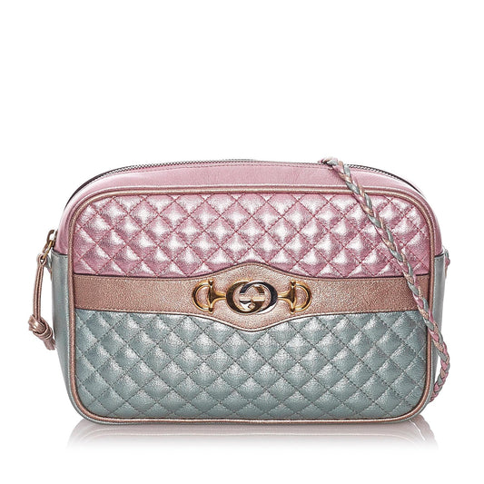 Gucci Mini Trapuntata Leather Crossbody Bag (SHG-28178)