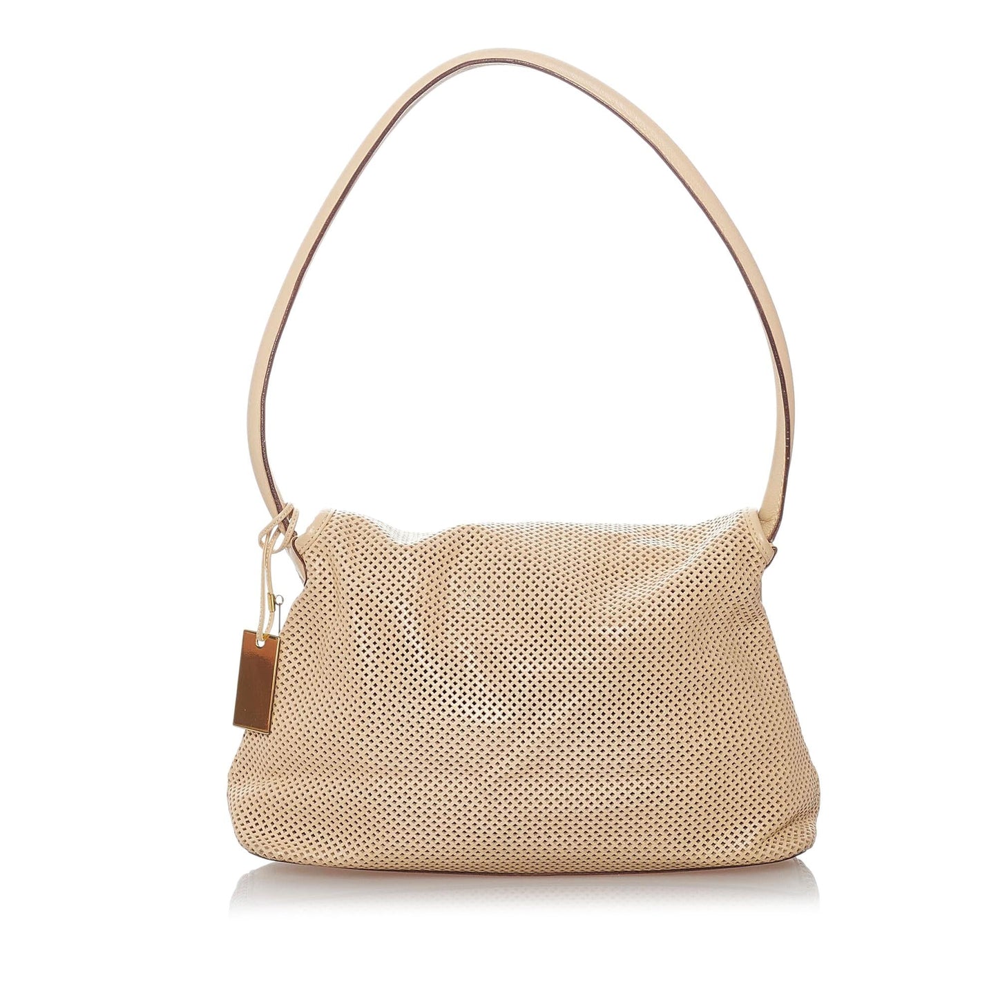 Gucci Perforated Leather Shoulder Bag (SHG-28610)