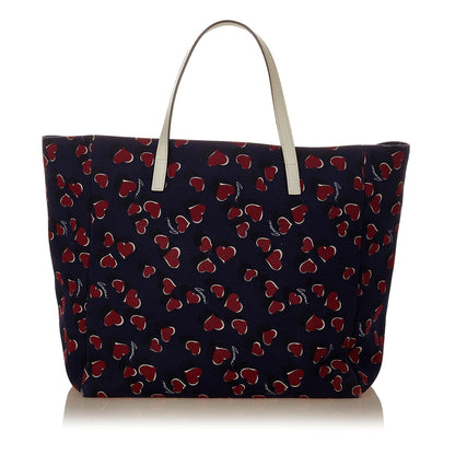 Gucci Printed Canvas Tote Bag (SHG-24987)