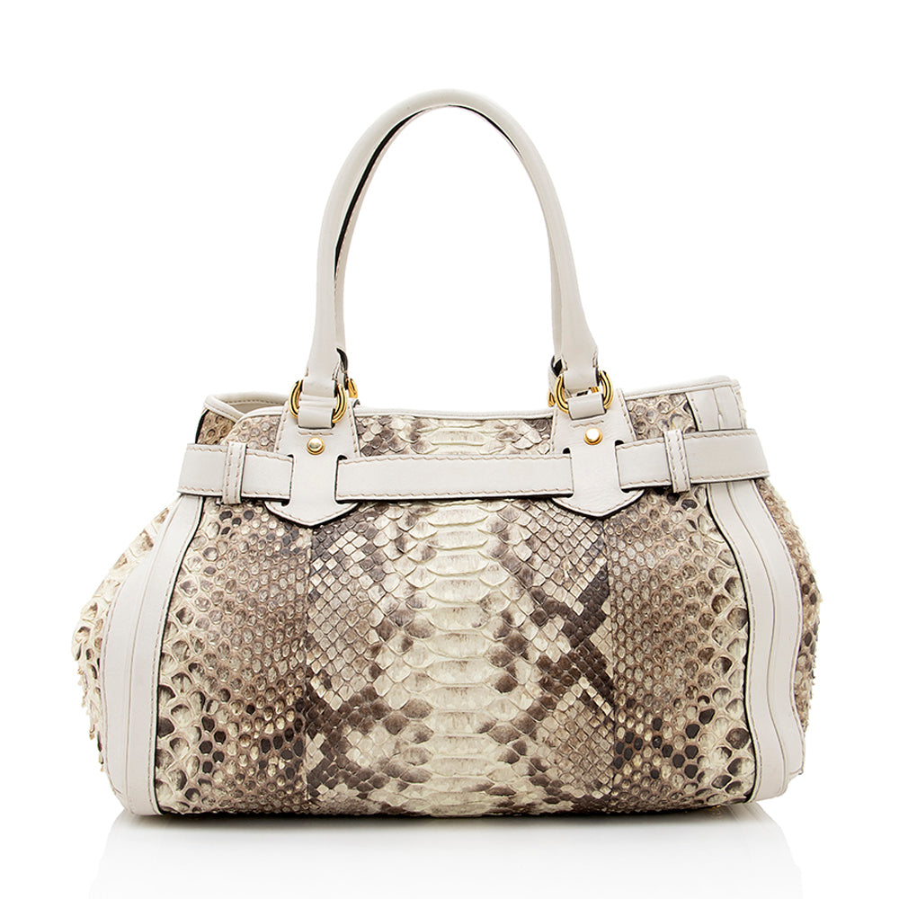 Gucci Python GG Running Large Satchel (SHF-18823)