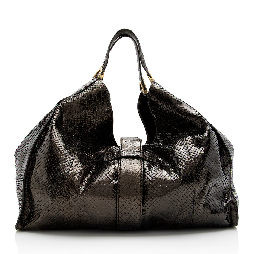 Gucci Python Stirrup Hobo (SHF-17963)