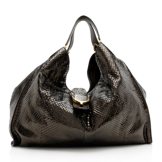 Gucci Python Stirrup Hobo (SHF-17963)