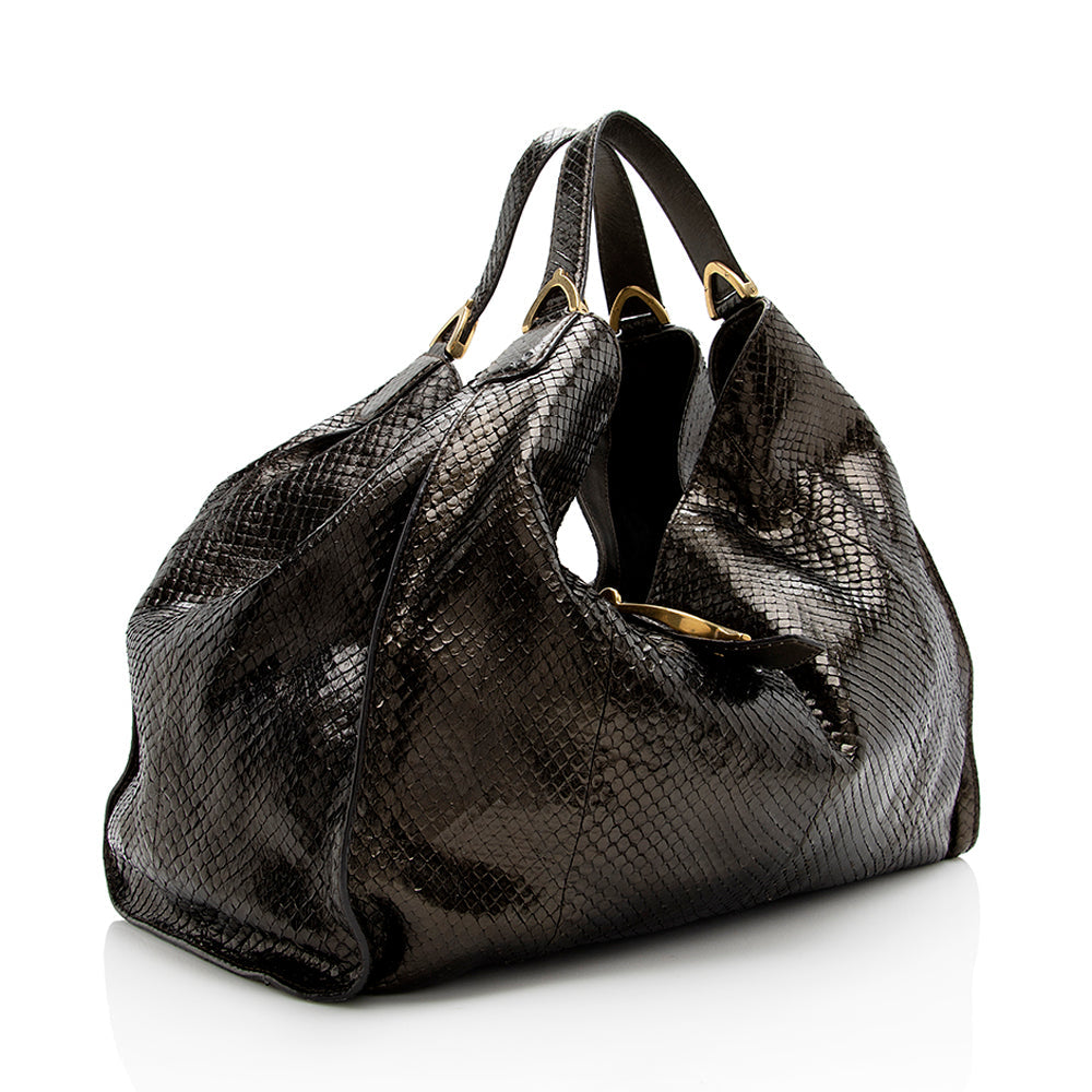 Gucci Python Stirrup Hobo (SHF-17963)