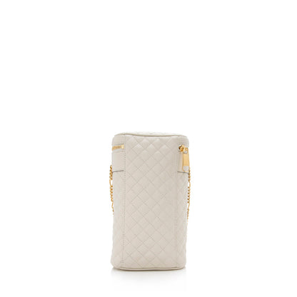 Gucci Quilted Leather Zumi Cylindrical Shoulder Bag (SHF-15064)