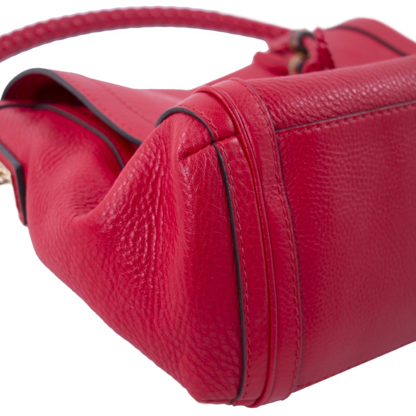 Gucci Bella Red Leather Shoulder Bag