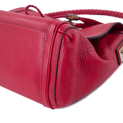 Gucci Bella Red Leather Shoulder Bag