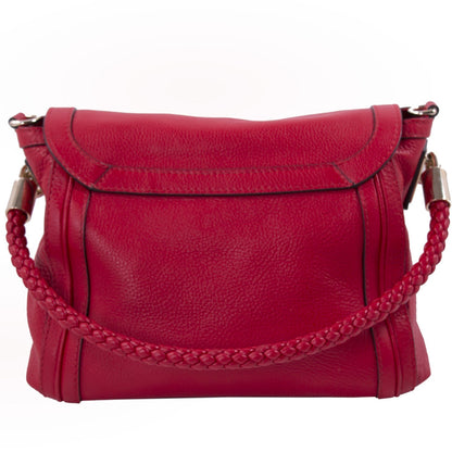 Gucci Bella Red Leather Shoulder Bag