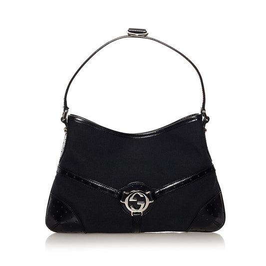 Gucci Reins Canvas Handbag (SHG-33029)