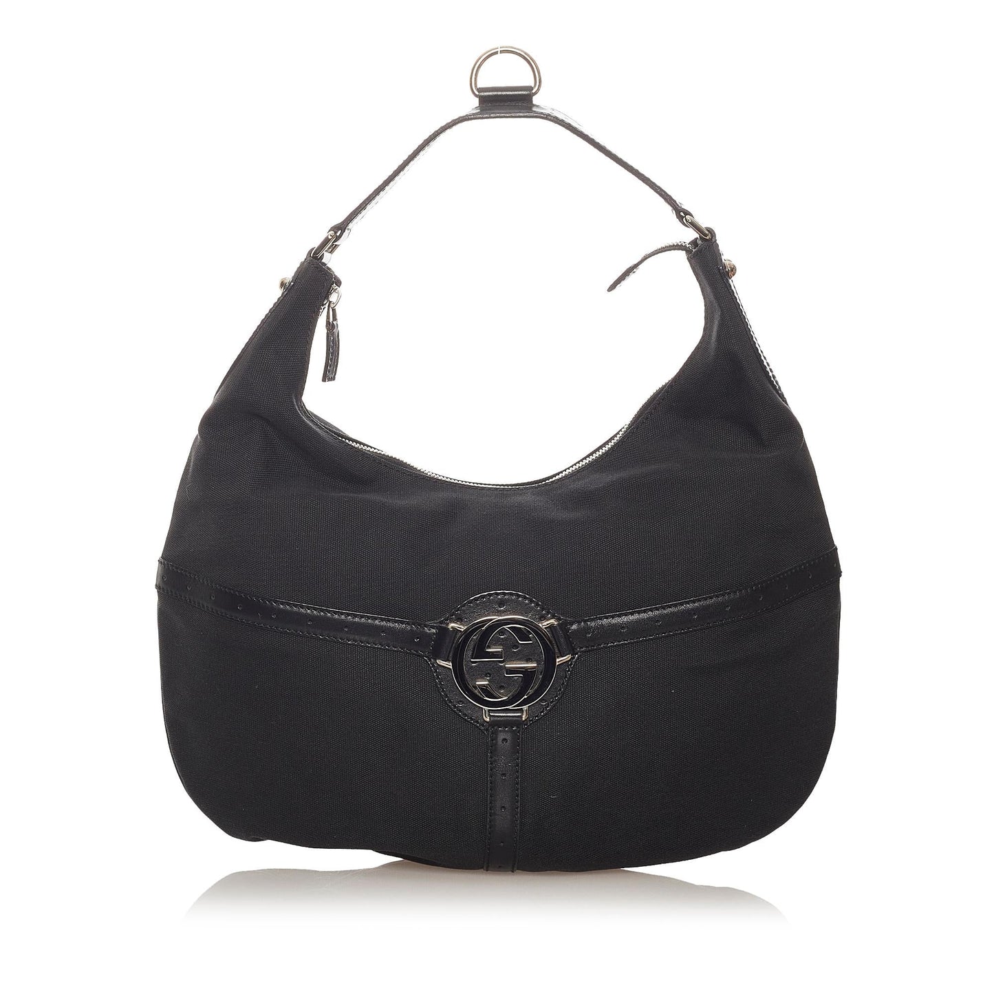 Gucci Reins Canvas Hobo Bag (SHG-27542)