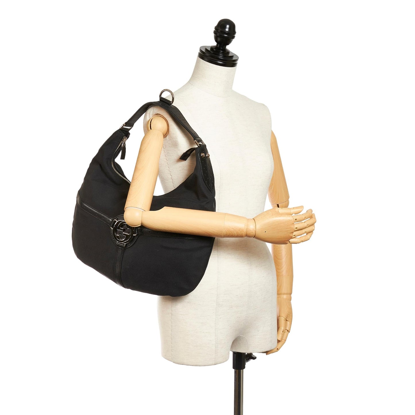 Gucci Reins Canvas Hobo Bag (SHG-27542)