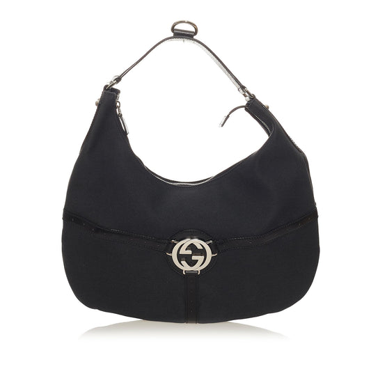 Gucci Reins Canvas Hobo Bag (SHG-27953)