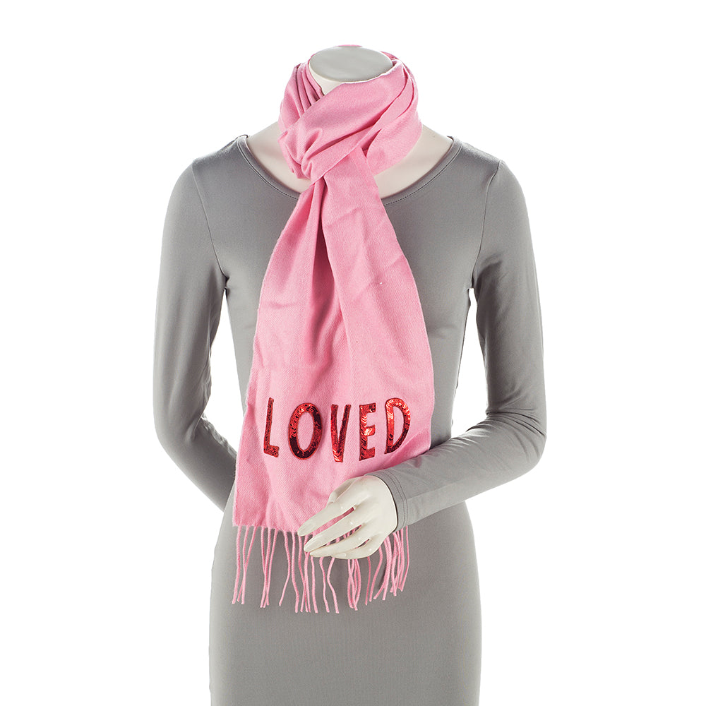 Gucci Silk Cashmere Loved Scarf (SHF-21043)