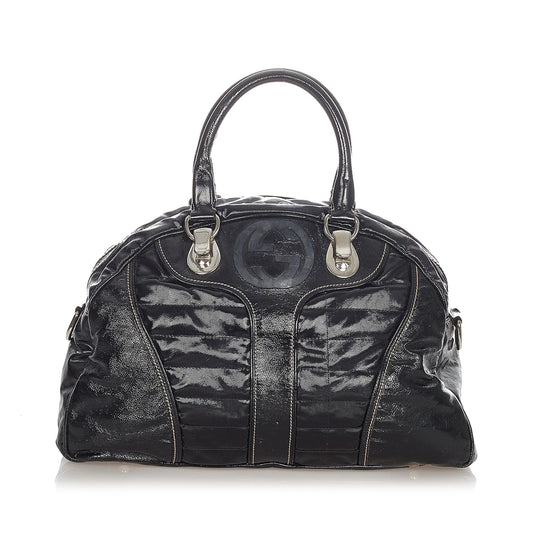 Gucci Snow Glam Leather Handbag (SHG-23383)