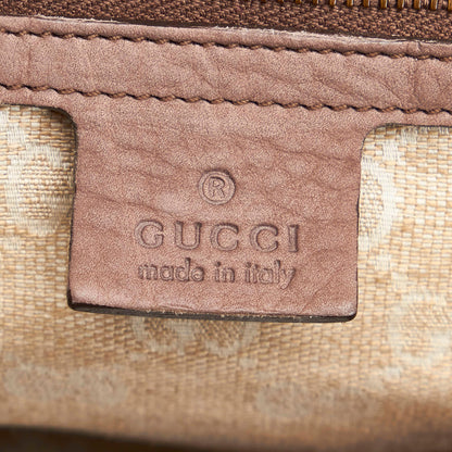 Gucci Soft Stirrup Nubuck Leather Shoulder Bag (SHG-27862)