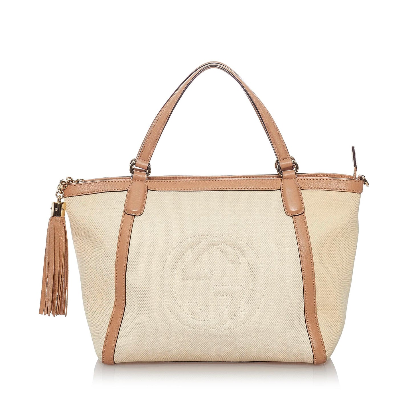 Gucci Soho Cellarius Canvas Satchel (SHG-28577)