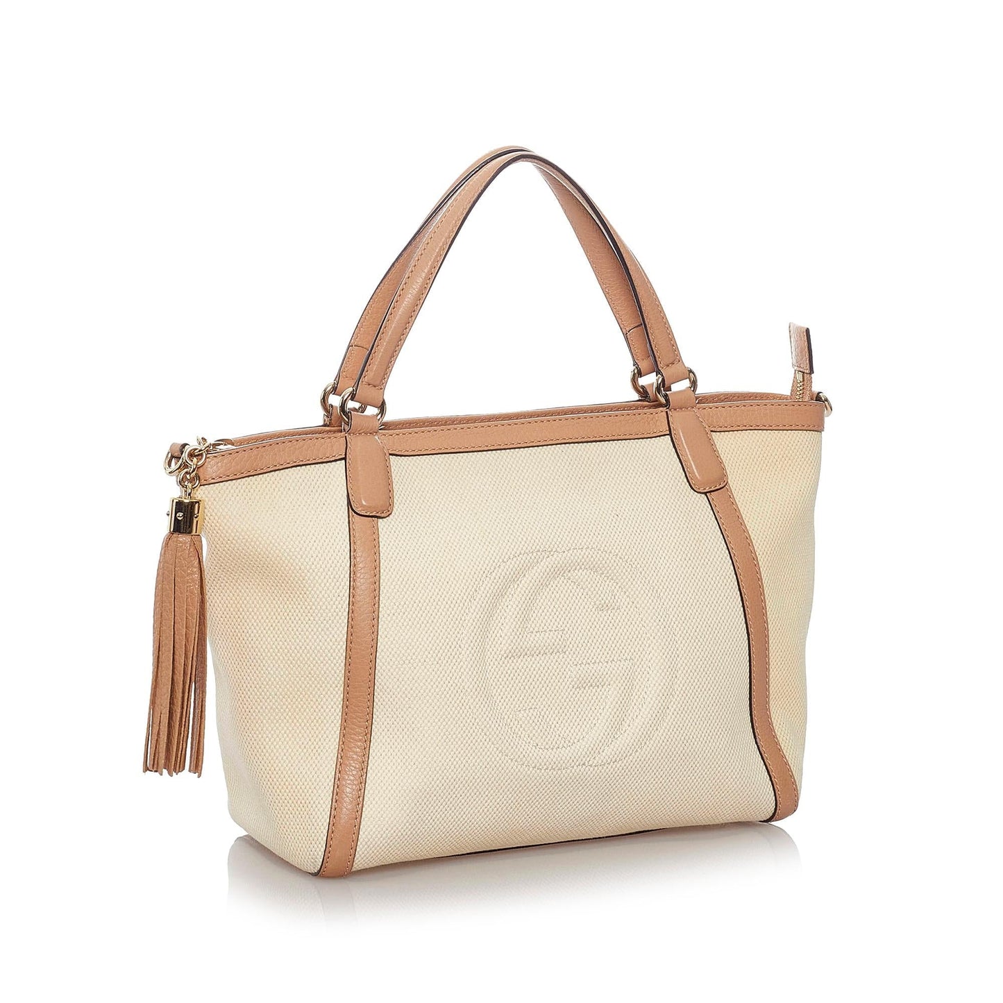 Gucci Soho Cellarius Canvas Satchel (SHG-28577)