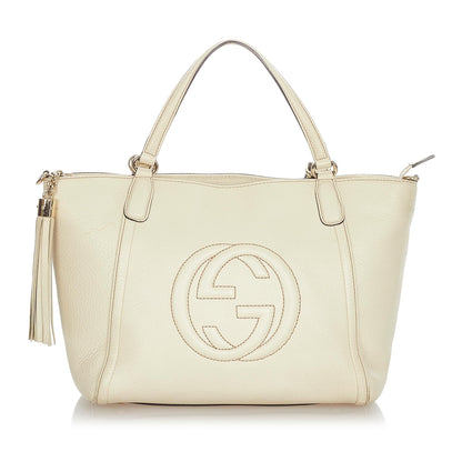 Gucci Soho Cellarius Leather Handbag (SHG-23215)