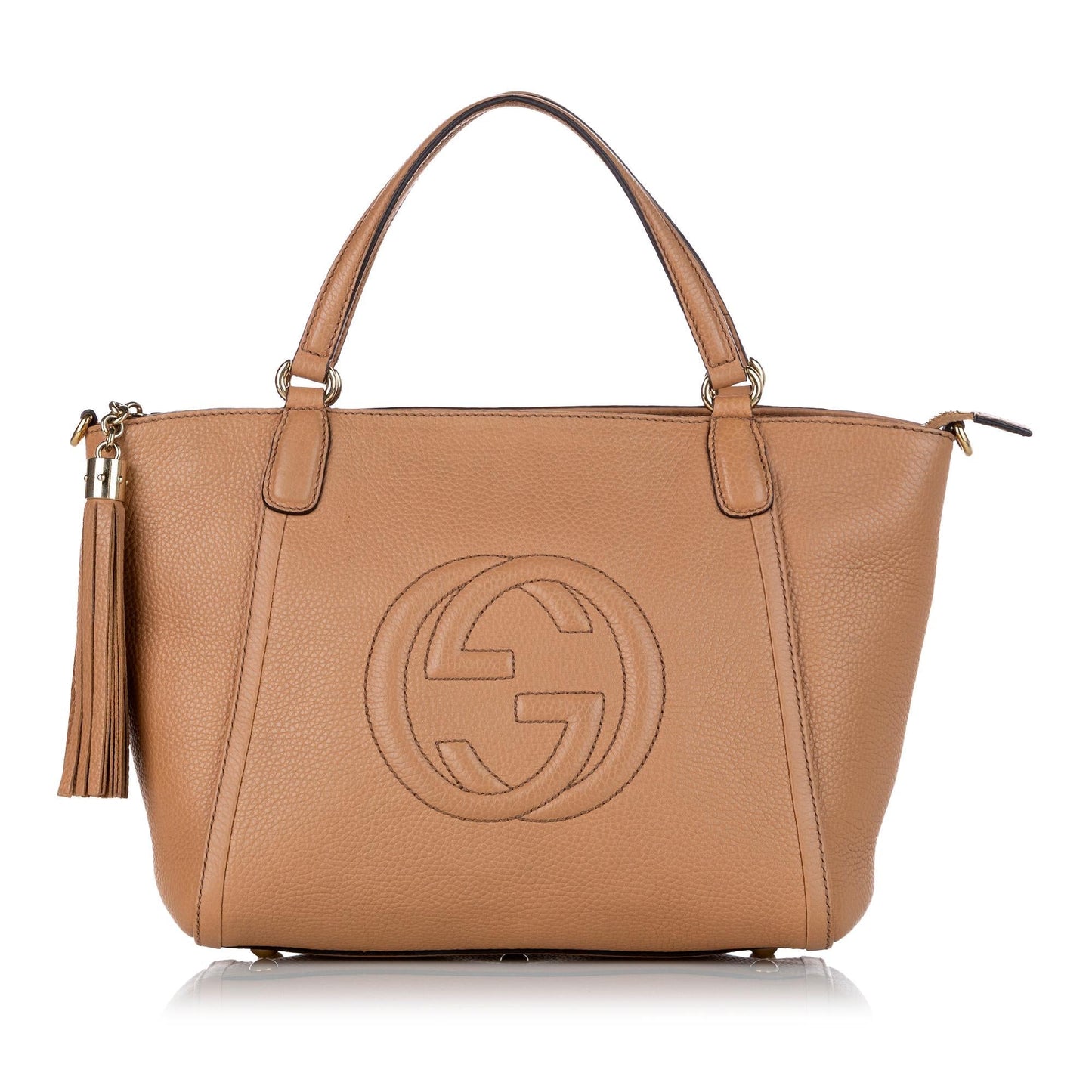 Gucci Soho Cellarius Leather Satchel (SHG-24110)