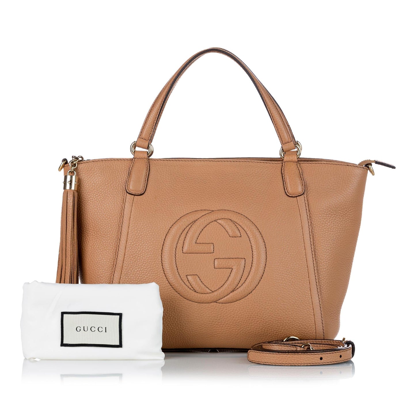 Gucci Soho Cellarius Leather Satchel (SHG-24110)