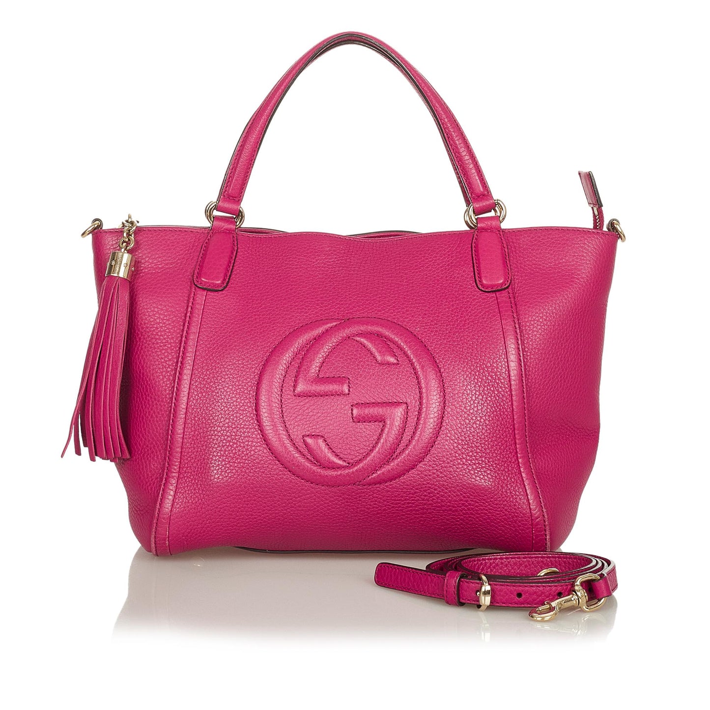 Gucci Soho Cellarius Leather Satchel (SHG-26523)