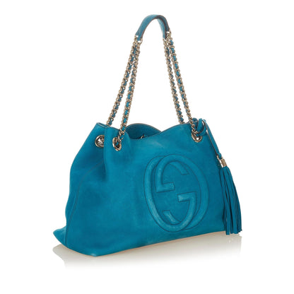 Gucci Soho Chain Leather Shoulder Bag (SHG-24858)