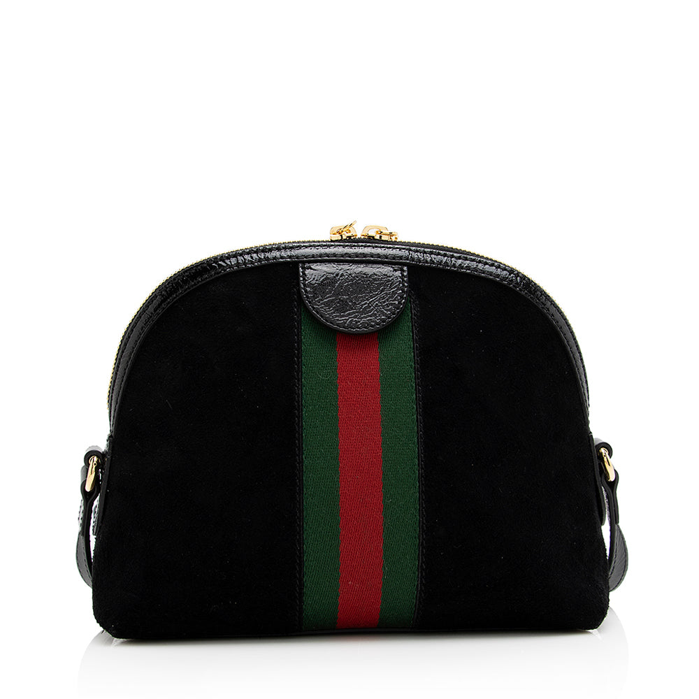 Gucci Suede Ophidia Dome Small Shoulder Bag (SHF-20740)