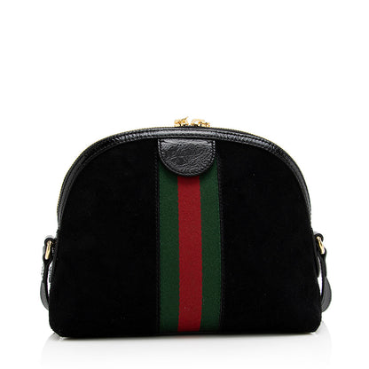 Gucci Suede Ophidia Dome Small Shoulder Bag (SHF-20740)