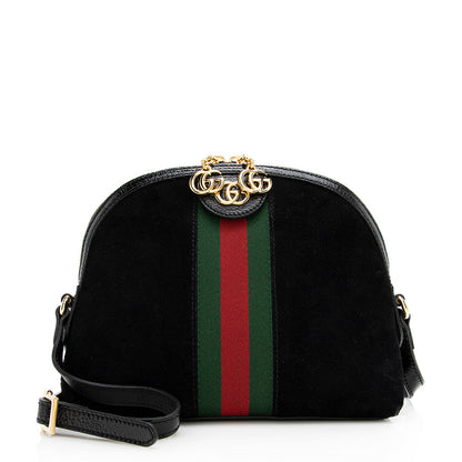 Gucci Suede Ophidia Dome Small Shoulder Bag (SHF-20740)