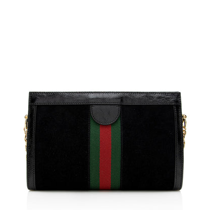 Gucci Suede Ophidia Small Shoulder Bag (SHF-20827)