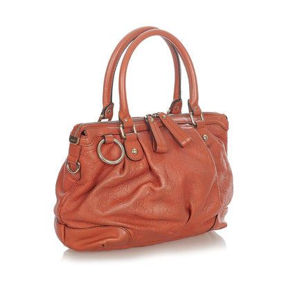 Gucci Sukey Leather Satchel (SHG-23335)