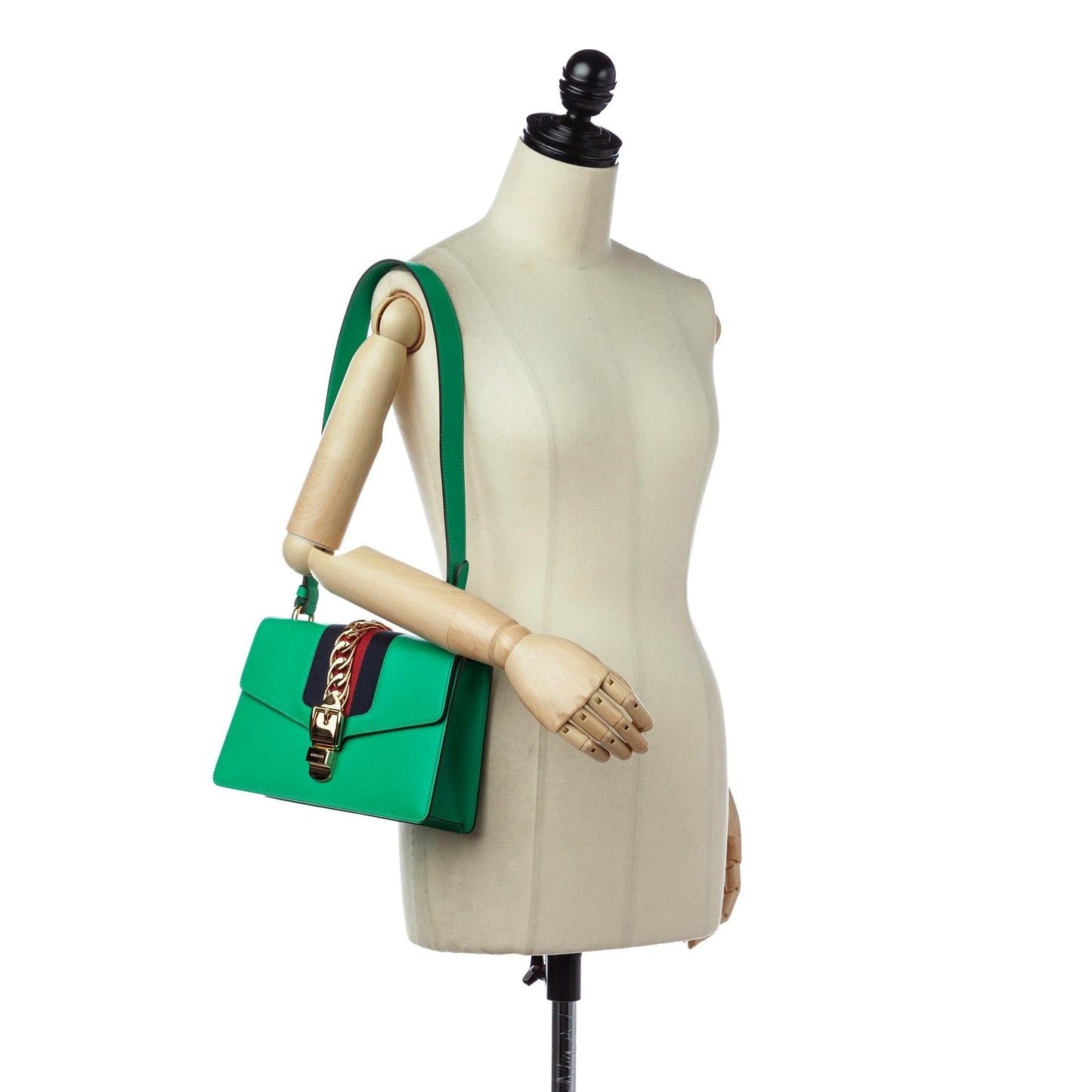 Gucci Sylvie Leather Shoulder Bag (SHG-21509)