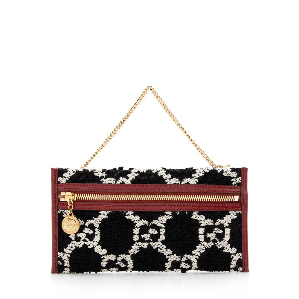 Gucci Tweed Pochette (SHF-17437)