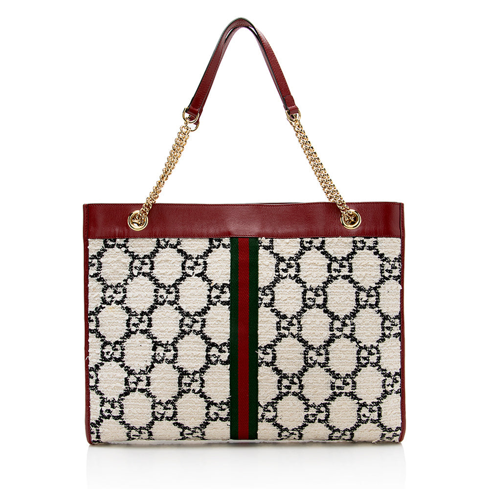 Gucci Tweed Rajah Large Tote (SHF-17206)