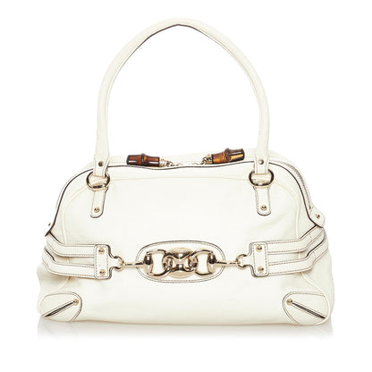 Gucci Wave Leather Handbag (SHG-33657)