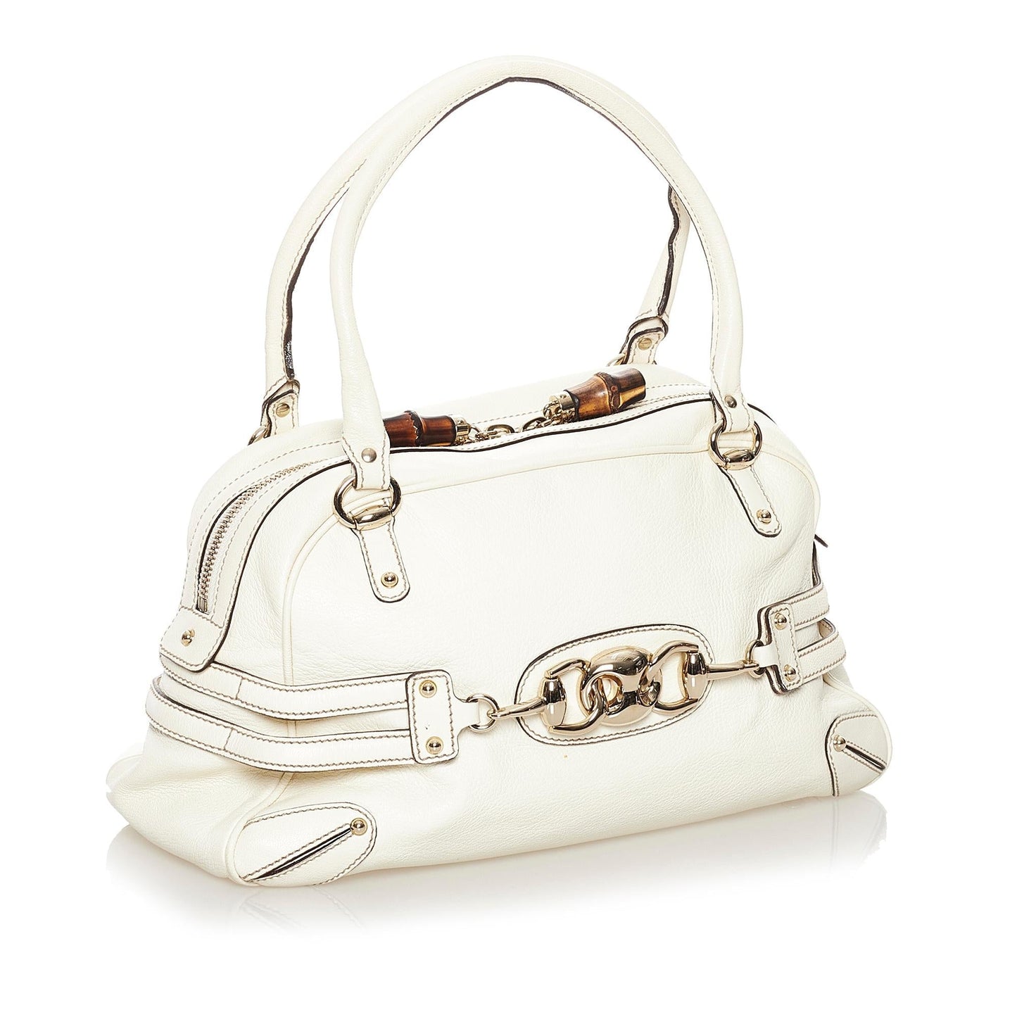 Gucci Wave Leather Handbag (SHG-33657)