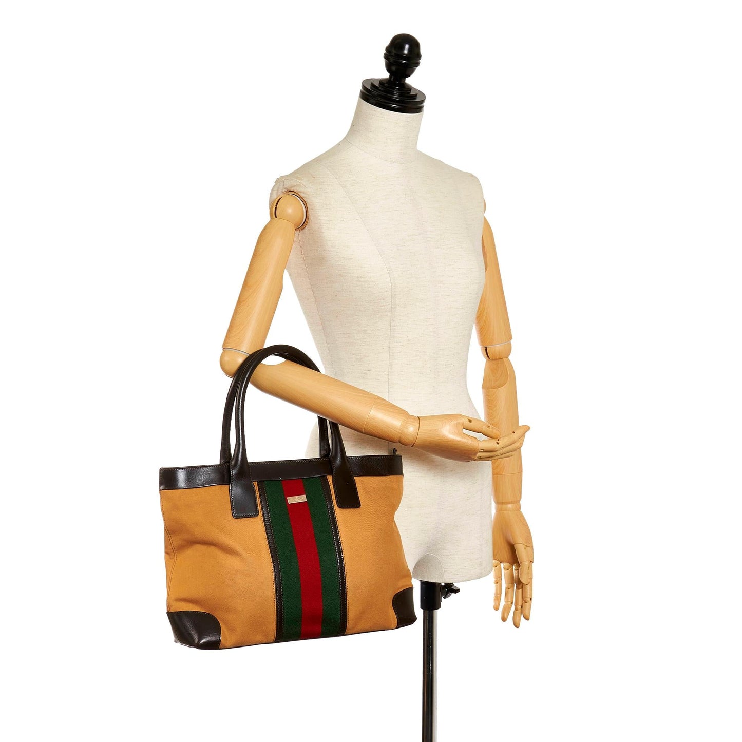 Gucci Web Canvas Handbag (SHG-32950)