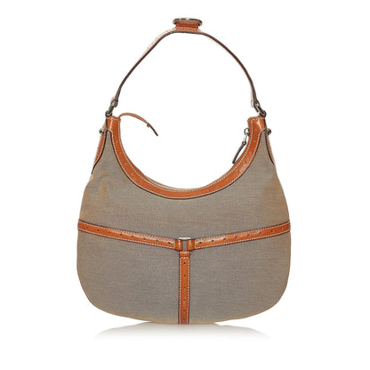 Gucci Web Canvas Reins Hobo Bag (SHG-28634)