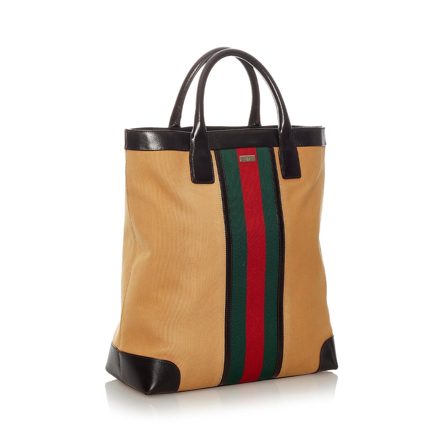 Gucci Web Canvas Tote Bag (SHG-27347)