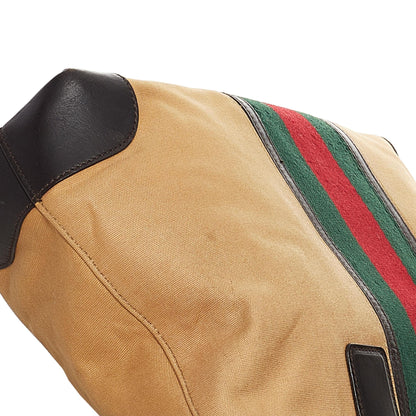 Gucci Web Canvas Tote Bag (SHG-32708)