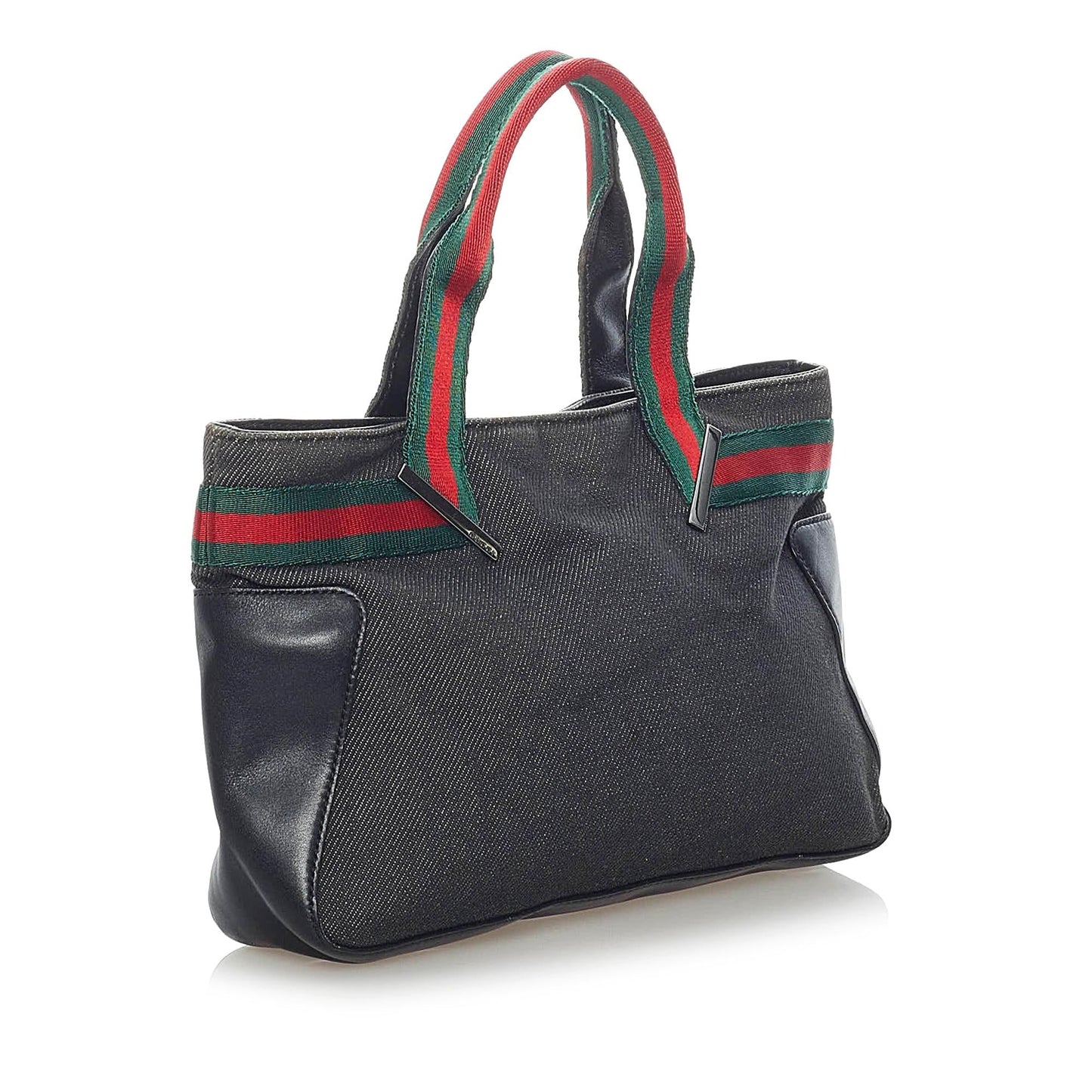 Gucci Web Denim Handbag (SHG-32890)